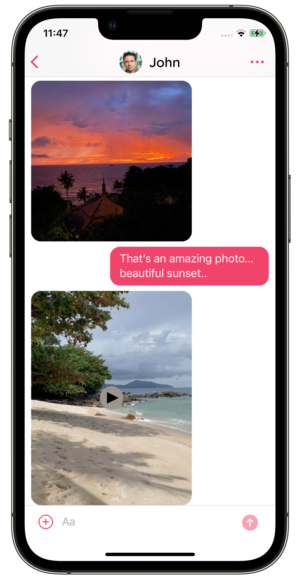 Connect Screenshot - Messages